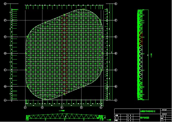 河津杭州转塘中学网架设计