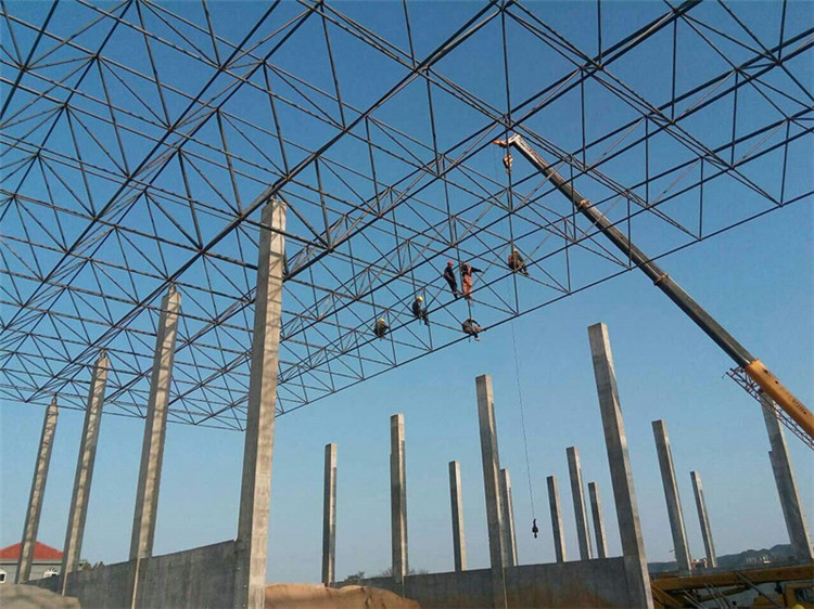 河津加气站钢结构网架案例10